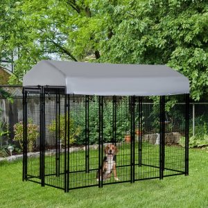 8d5d0158-c355-41dd-857b-331ebeb1520d.jpg Outdoor Dog Kennel with Roof