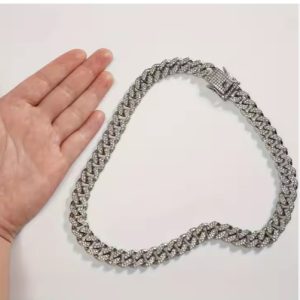 9e2ecce4-261d-4be2-823c-d02308396c21.jpg US LOCAL STOCK Hiphoppet Beautiful Hot Sale Luxury Alloy Dog Chain Sparkling Diamond Secure Metal Chain Choker For Dogs And Cats