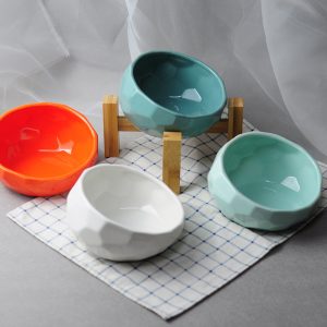 38fc84de-9b07-47a1-8a52-81b5def3ff71.jpg Pet Supplies Bowl Ceramic Cat Bowl Dog Bowl Oblique Mouth