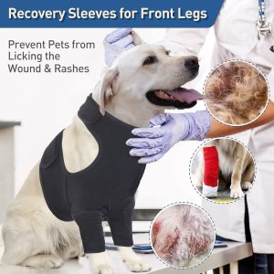 4a0bbc72-2282-4920-bb9d-d5d95ffd9b1a.jpg Pet Protective Gear Dog Front Leg Double Protective Gear Protective Cover