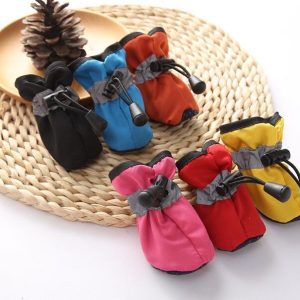 6565805086749.jpg Unique Design Tarpaulin Puppy Stylish Dog Shoes