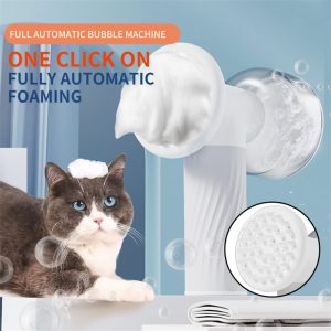 a95b7cb6-3a1f-4172-8eb0-ae05572e889d.jpg Automatic Foaming Dog Cat Bath Brush Dog Shampoo Brush With Soap Dispenser Electric Pet Grooming Massage Brush Pet Bath Brush Scrubber Comb For Dog Cat Pet Products